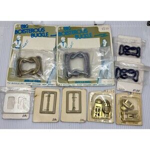 Shoe Buckle & Belt Making Supplies Vintage Notions New Old Stock